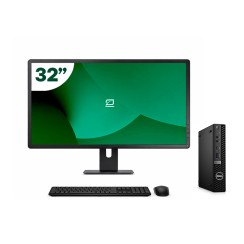 Pack Dell 5090 Micro i5 11500T + Monitor de 32" + Teclado/Rato + WiFi USB
