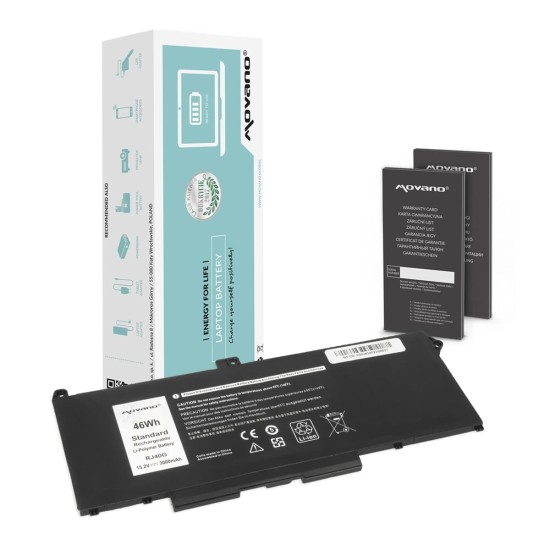 Bateria Movano BT/DE-3560 para Dell Latitude 5420, 5220 e Precision 3560