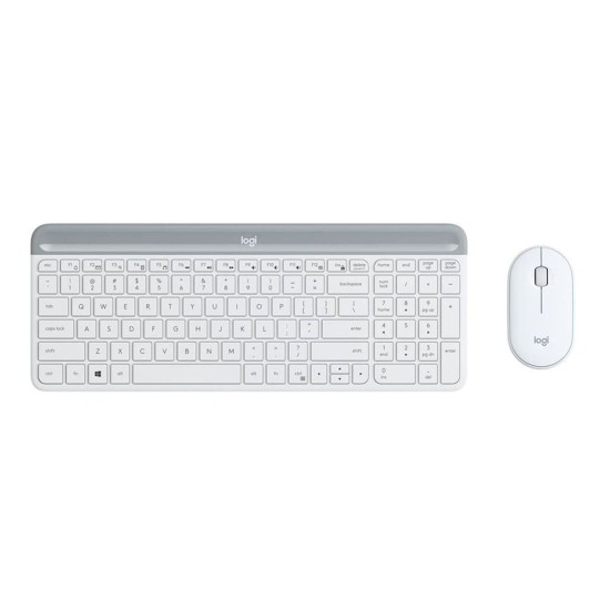 Logitech MK470 Sem Fio Teclado e Rato Branco