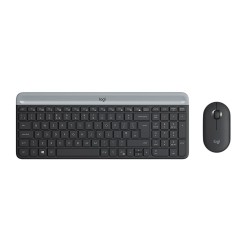 Logitech MK470 Sem Fio Teclado e Rato Preto