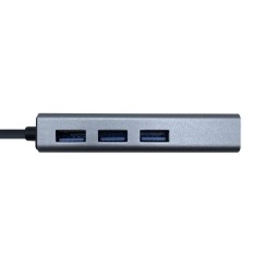 Aisens USB Hub A109-0396 3x USB-A RJ45 Ethernet