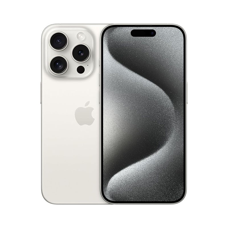 Apple iPhone 15 Pro 512GB Titanium White : Smartphone Premium