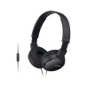 Auriculares Sony MDR-ZX110 com Microfone, Preto