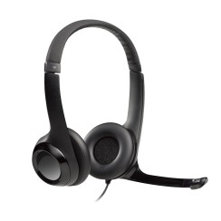Logitech H390 USB com Microfone Preto · Auriculares Premium
