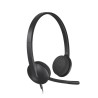 Auriculares Logitech H340 com Microfone, Preto