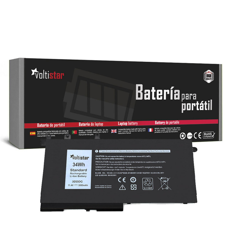 BATERIA PARA PORTÁTIL DELL LATITUDE 5280 5480 5580 3DDDG