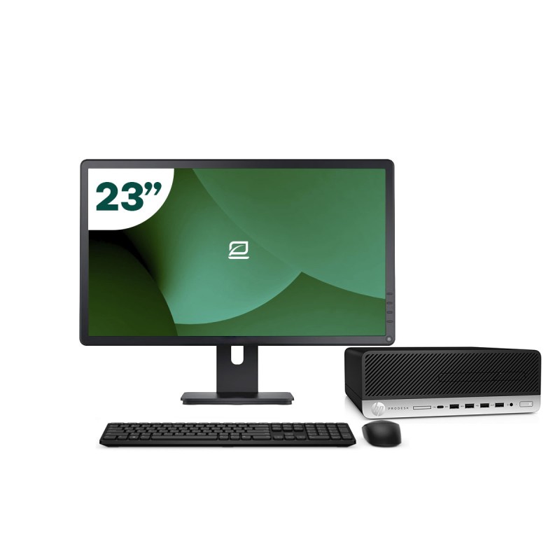 Pack HP 600 G4 SFF i5 8500 + Monitor 23" + Teclado/Rato + WiFi USB
