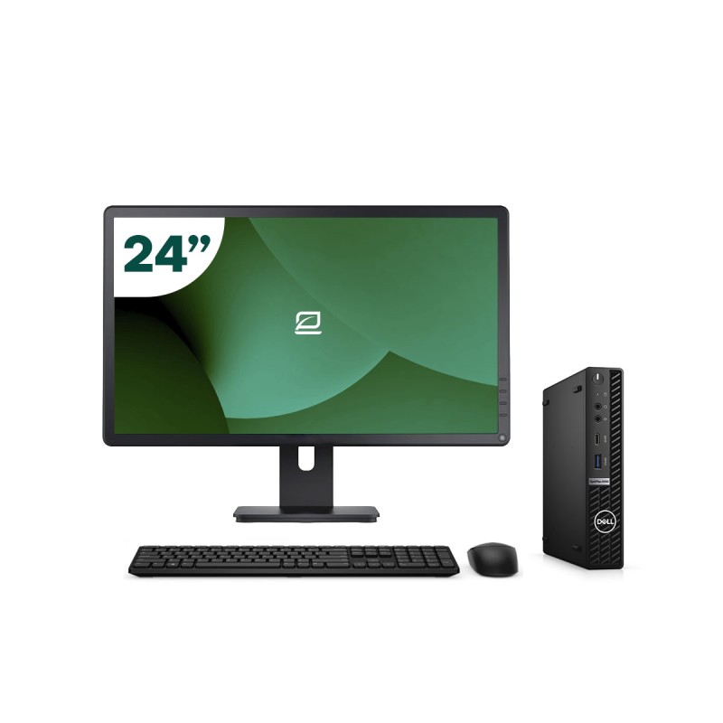 Pack Dell 5090 Micro i5 11500T + Monitor 24" + Teclado/Rato + WiFi USB