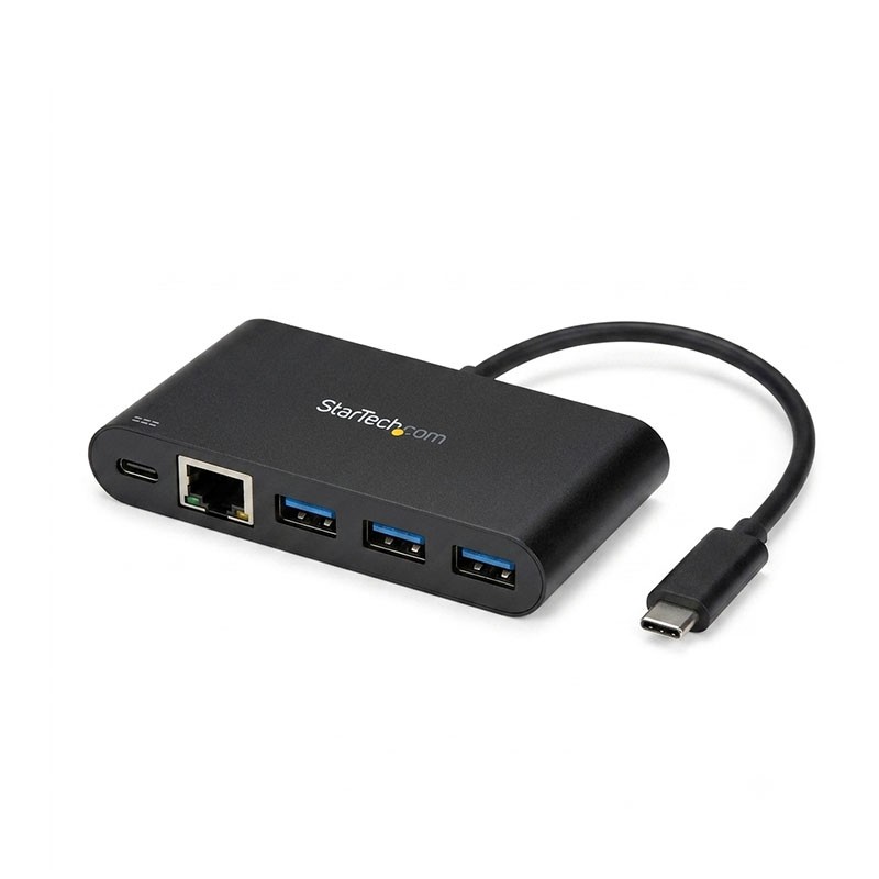 StarTech Adaptador USB-C Multipuertos US1GC303APD · 3x USB 3.0 · RJ45