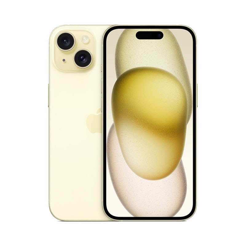 Apple iPhone 15 256GB Amarelo · Smartphone 5G · Apple A16 Bionic