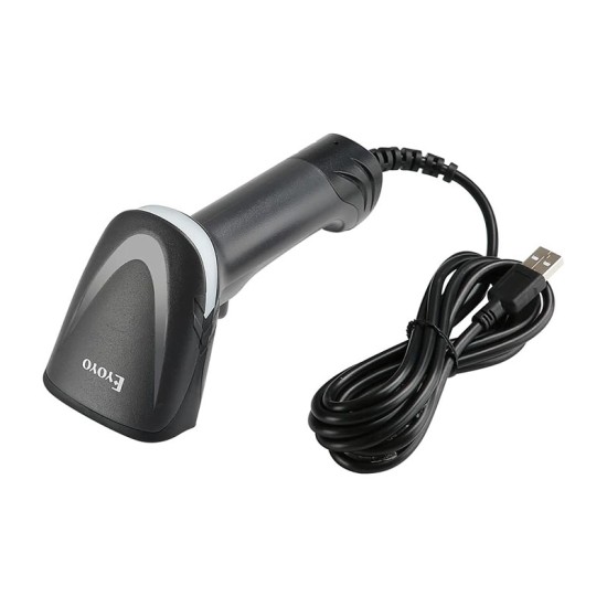 Lector de Código de Barras Eyoyo EY-H1 com Suporte Preto