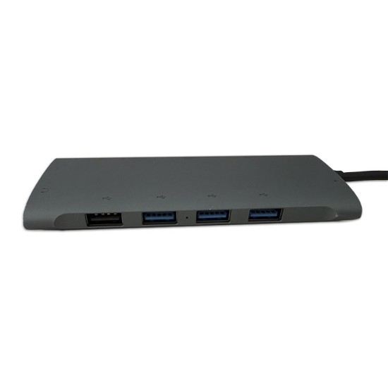 Hub USB-C 10 em 1 HDMI VGA RJ45 Gigabit e USB 3.0