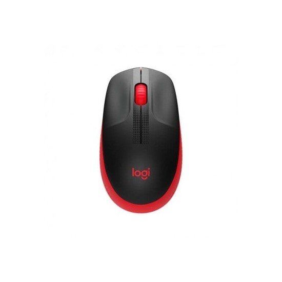 Logitech M190 Wireless Vermelho Rato Sem Fios Ergonómico