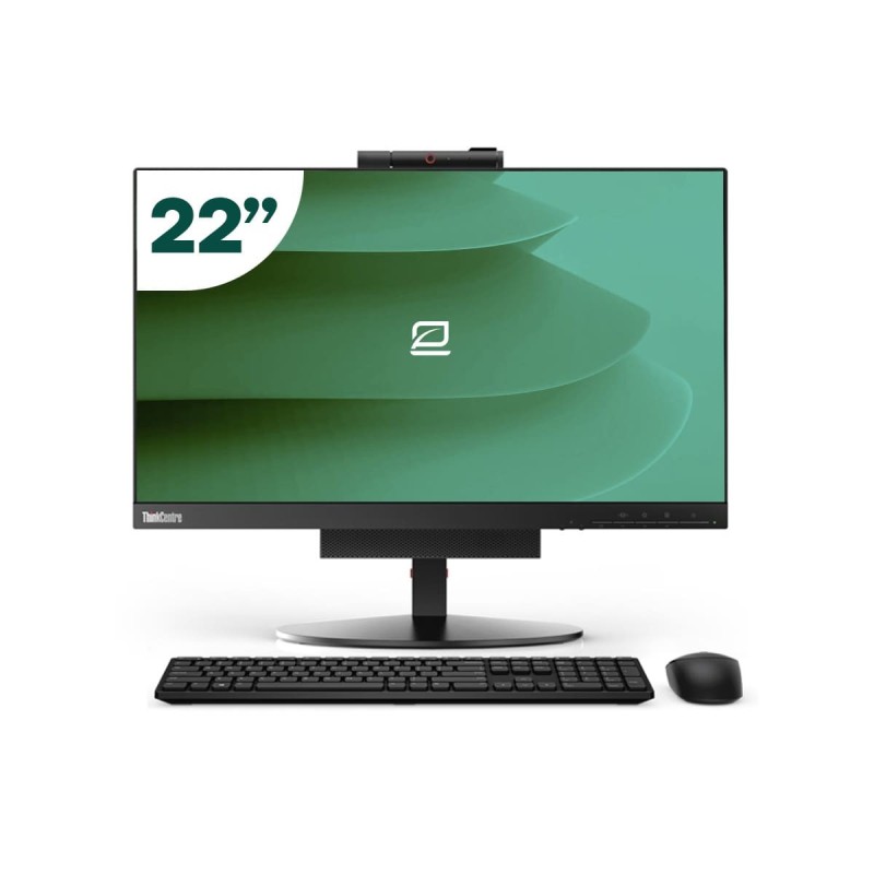 AIO Lenovo P340 Tiny i5 10500T 22" Tudo em Um + Teclado e Rato + WiFi USB