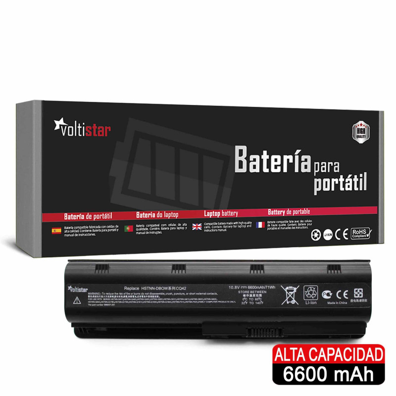 BATERIA PARA PORTÁTIL HP COMPAQ G6 G7 G42 G56 G62 G72 DV6-4000 DV7-6000 G4-1000