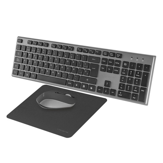 Tacens Zenith Combo Sem Fios 3 em 1 Teclado Rato Tapete para Rato 6ZENITHIT