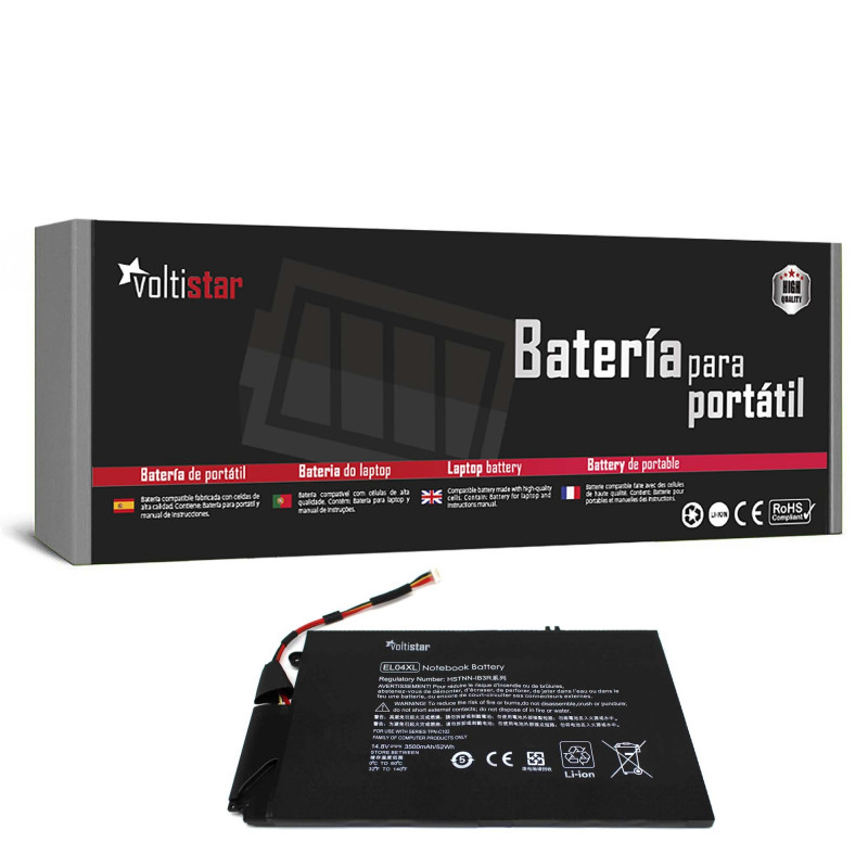 BATERIA PARA PORTÁTIL HP ENVY 4-1000 EL04 ELO4XL TPN-C102 HSTNN-IB3R 681879-1C1 681949-001