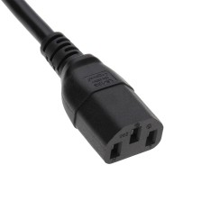Cabo de Alimentação Schuko para C13 3 Pinos para PC e Monitor