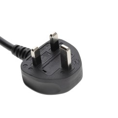 Cabo de Alimentação Schuko para C13 3 Pinos para PC e Monitor