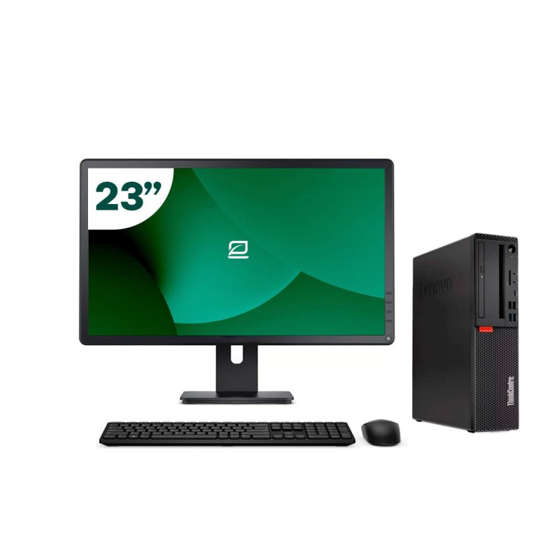 Pack Lenovo M920s SFF i5 8500 + Monitor 23" + Teclado/Rato + WiFi USB