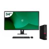 Pack Lenovo M720q Tiny i5 9500T 16GB SSD 512GB + LCD 34" + Teclado e Rato Sem Fios + WiFi