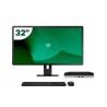Pack HP 800 G5 Mini i5 9500T 16GB SSD 512GB + LCD 32" + Teclado e Rato Sem Fios + WiFi