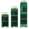 Disco Rígido SSD M.2 NGFF SATA III 256GB 2242, 2260, 2280