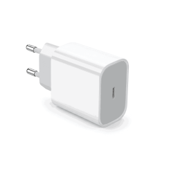 Carregador USB-C PD 20W + Cabo USB-C para USB-C Trançado 1M