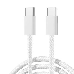 Carregador USB-C PD 20W + Cabo USB-C para USB-C Trançado 1M