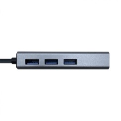 Aisens A106-0401 USB 3.0 para Gigabit Ethernet + HUB 3xUSB