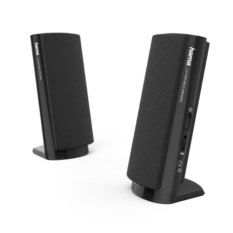 Hama E 80 57139 Altifalantes 2.0 USB para PC e Portátil
