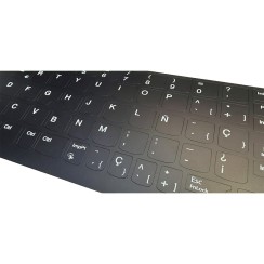Kit de Autocolantes para Teclado Espanhol Lenovo · ANSI e ISO · Vinil Resistente