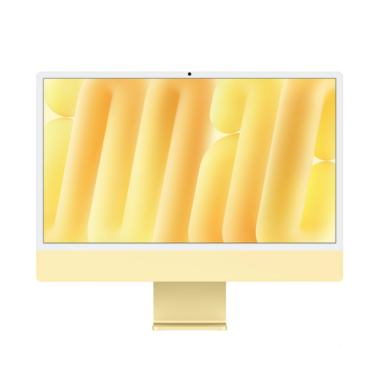 Apple iMac 24" A2438 M1 8-Core · 16GB · SSD 512GB · 4,5K · Amarelo
