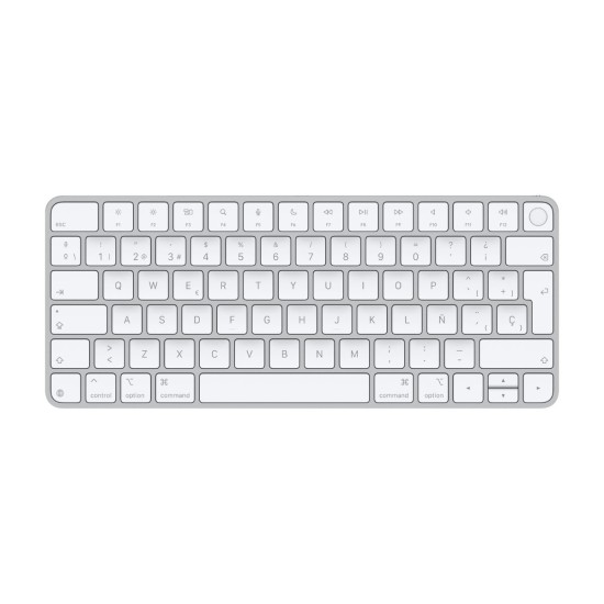 Apple Magic Keyboard A2449 Inglês UK Touch ID Prata