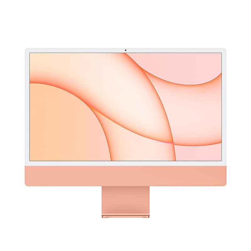 Apple iMac 24" M1 16GB 512GB 4,5K Cor Laranja + Teclado Inglês (UK) e Rato