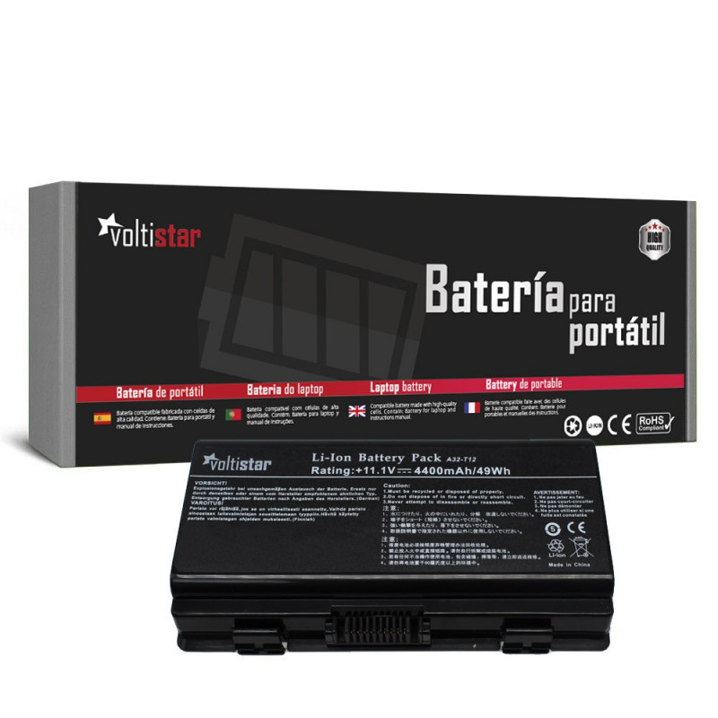 BATERIA PARA PORTÁTIL PACKARD BELL EASYNOTE mx52 | Asus X51 Series e T12, T12C, T12Er, T12Fg
