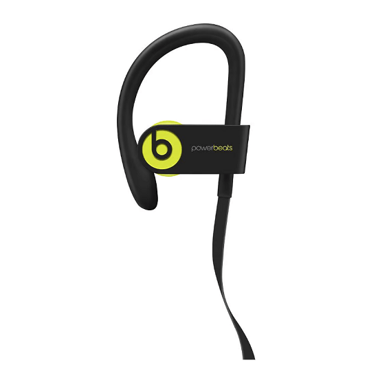 Beats Powerbeats 3, Amarelo/Preto, A+
