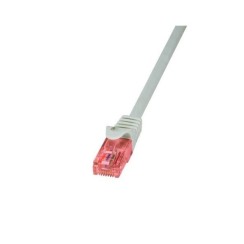 CABO VERMELHO U/UTP CAT6 RJ45 LOGILINK 5M