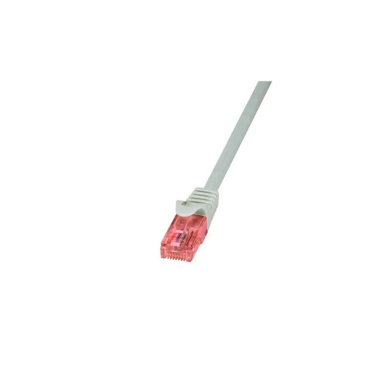 CABO VERMELHO U/UTP CAT6 RJ45 LOGILINK 5M