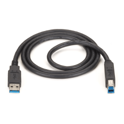 Cabo USB 3.0 Tipo A-B 1,8M - USB para carga e dados, Preto - 1ª Qualidade