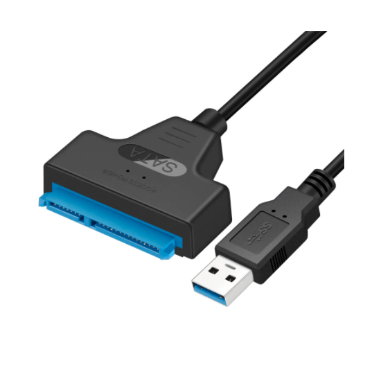 Cabo USB-C para SATA III 2,5" 22 pinos para HDD SSD