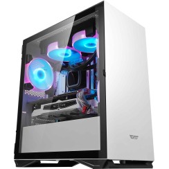CAIXA GAMING PARA COMPUTADOR DE MESA DARKFLASH DLM22 COR BRANCO M-ATX ITX