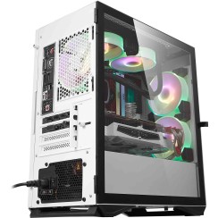 CAIXA GAMING PARA COMPUTADOR DE MESA DARKFLASH DLM22 COR BRANCO M-ATX ITX