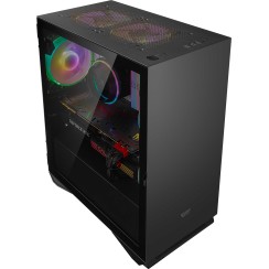 CAIXA GAMING PARA COMPUTADOR DE MESA DARKFLASH DLM22 COR PRETO M-ATX ITX