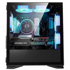 CAIXA GAMING PARA COMPUTADOR DE MESA DARKFLASH DLM22 COR PRETO M-ATX ITX