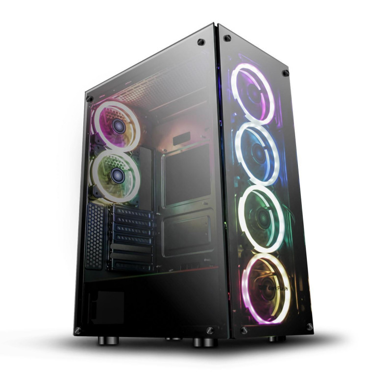 CAIXA GAMING PARA COMPUTADOR DE MESA DARKFLASH PHANTOM ATX MICRO-ATX