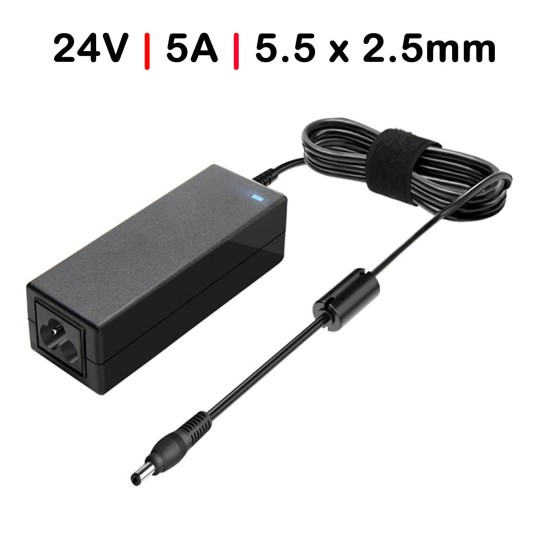 CARREGADOR 24V  5.0A 120W  5.5mm*2.5mm