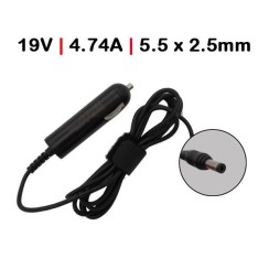 CARREGADOR DE CARRO PARA PORTÁTIL TOSHIBA 19V 4.74A 5.5X2.5 90W