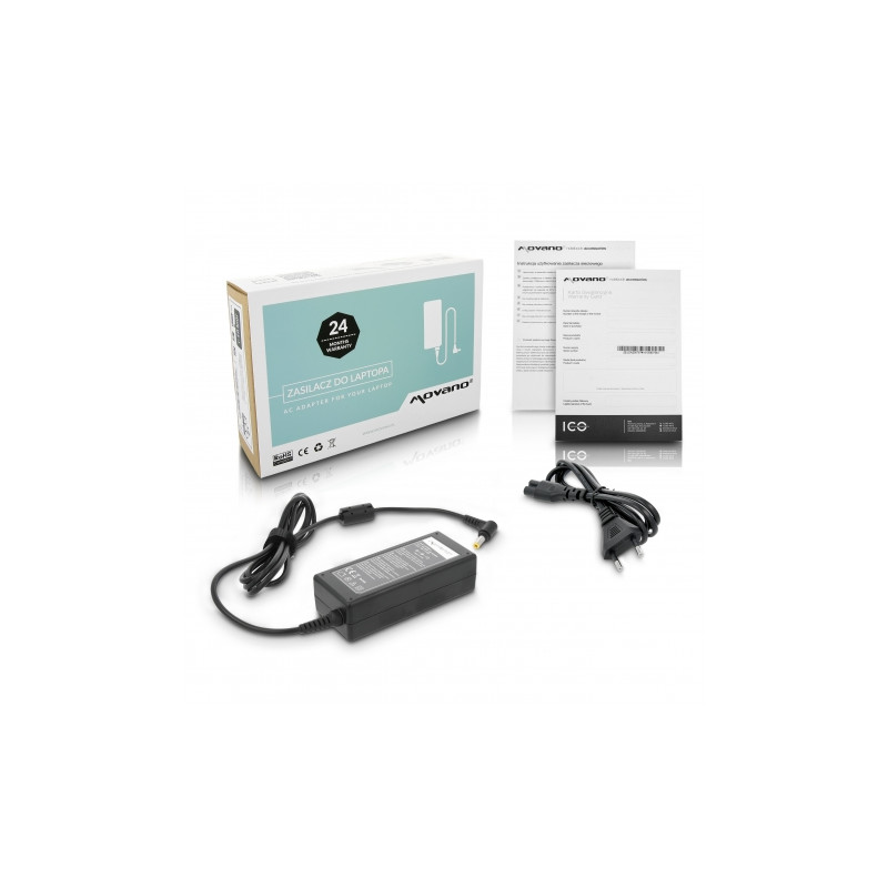 Carregador Movano 19V 3,42A (5.5x2.5) 65W para Asus, Toshiba, Lenovo, MSI, etc.