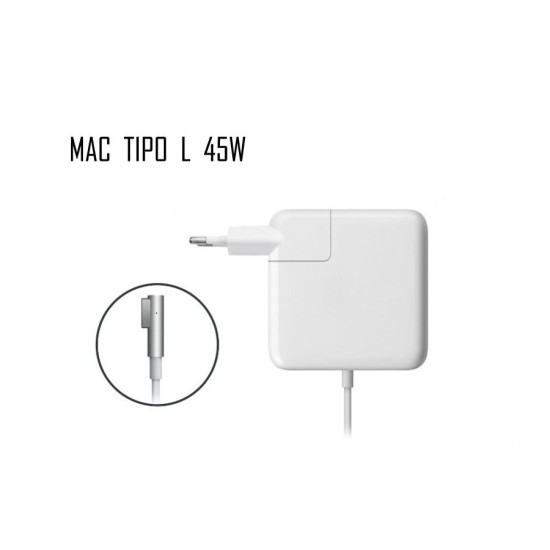 Carregador para Apple 45W MagSafe 1 tipo L